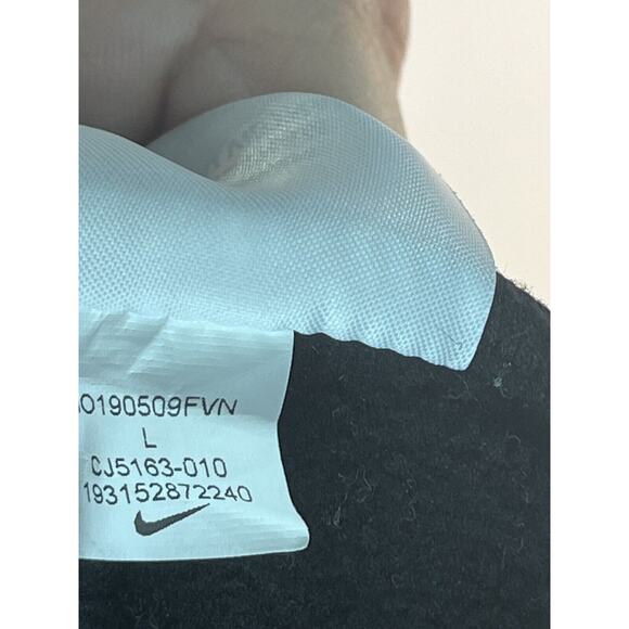 NIKE MENS LARGE HOODIE DRI-FIT THERMA BLACK GRAFFITI HOODED SWEATSHIRT CJ5163 - Picture 9 of 9